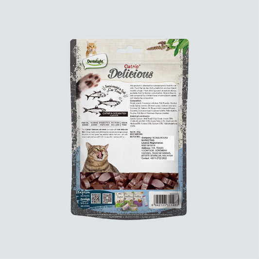 DENTALIGHT Catnip Delicious Ocean Fish 50g