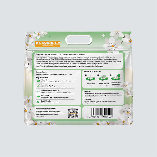 PAWSAGREE Cassava Cat Litter Jasmine 2.5kg