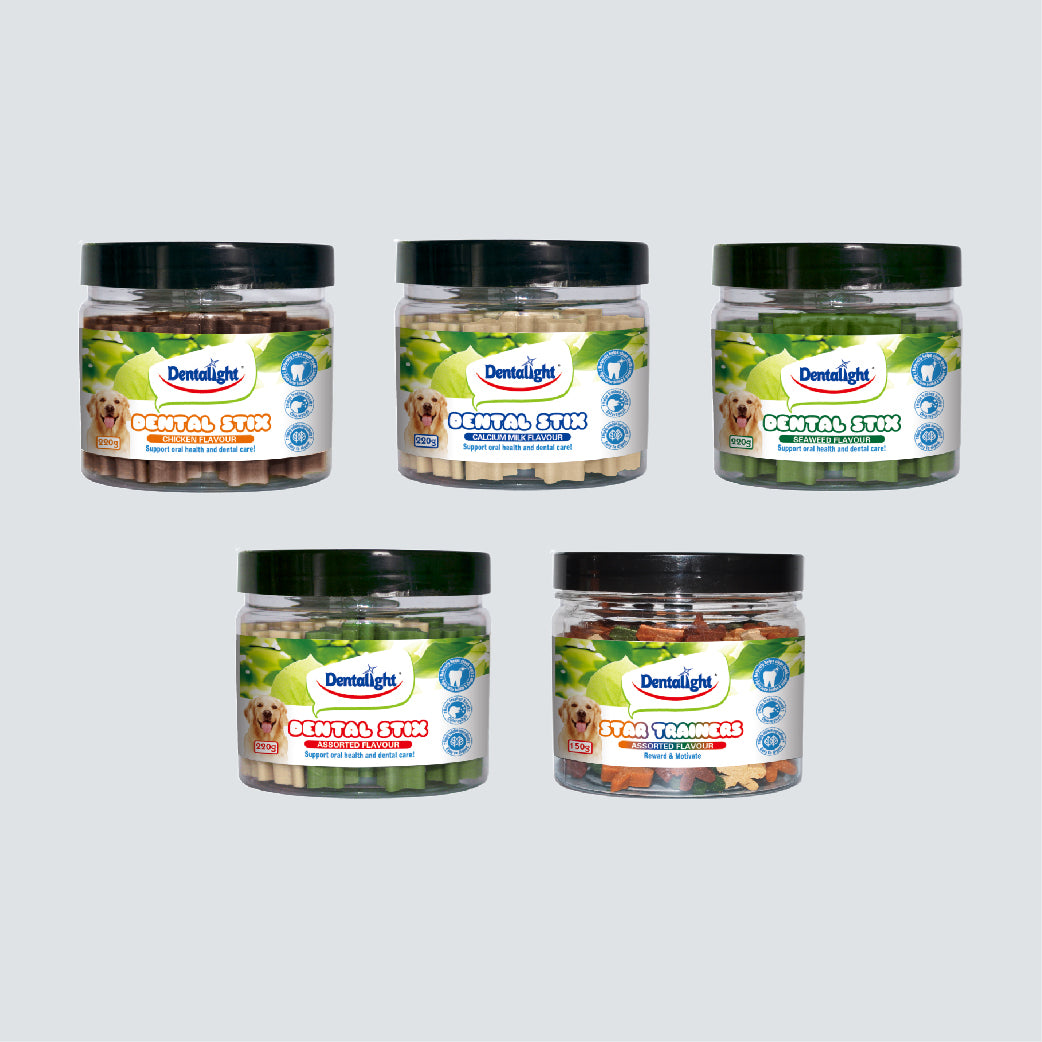 DENTALIGHT Dental Stick Assorted 220g
