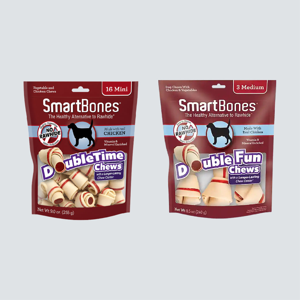 SMARTBONES Double Time Chews Chicken 16 Mini 255g