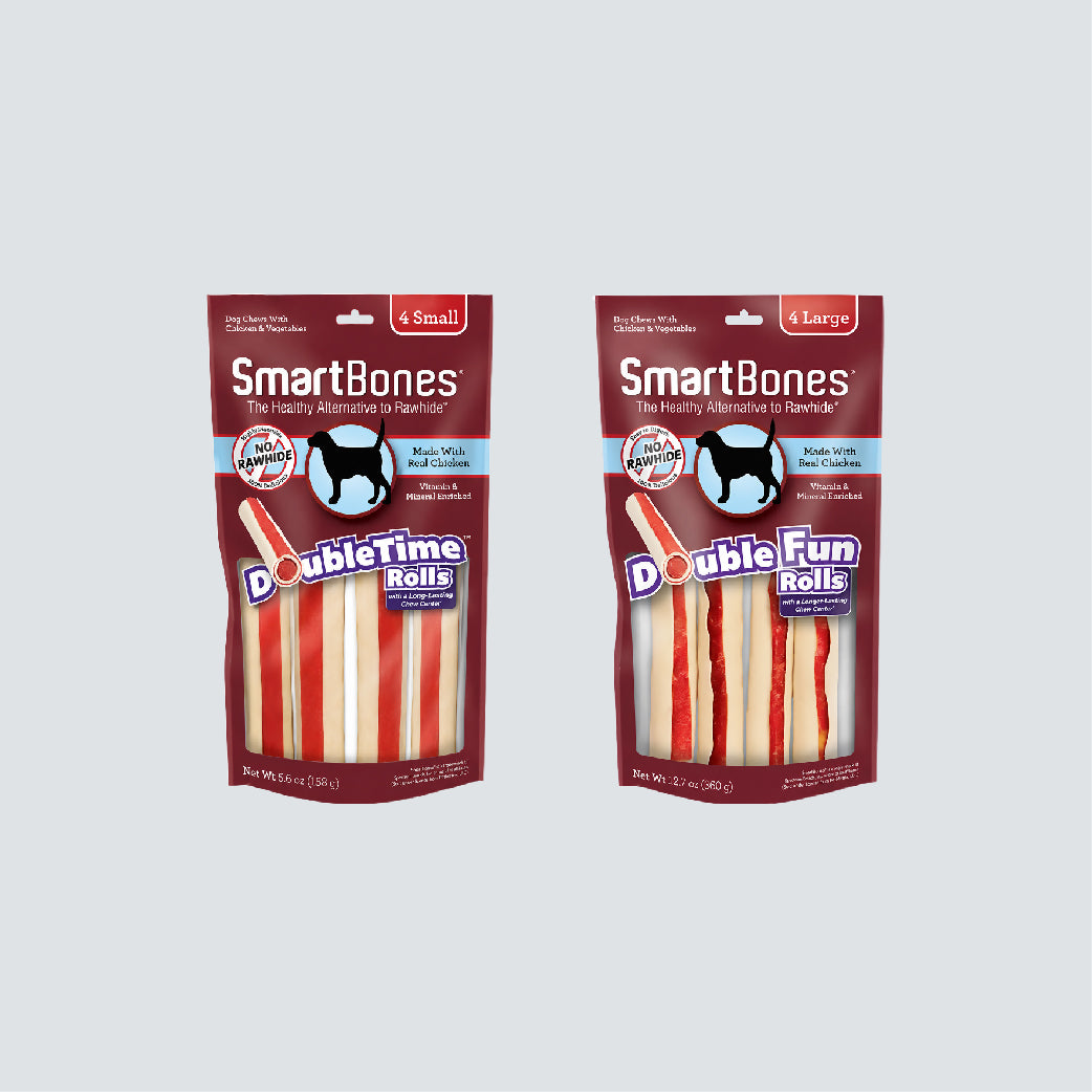 SMARTBONES Double Time Rolls Chicken 4 Large 360g