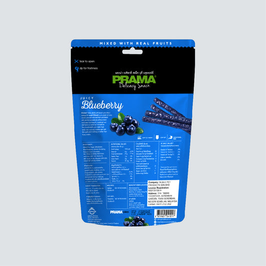 PRAMA DELICACY Fruity Juicy Blueberry 70g