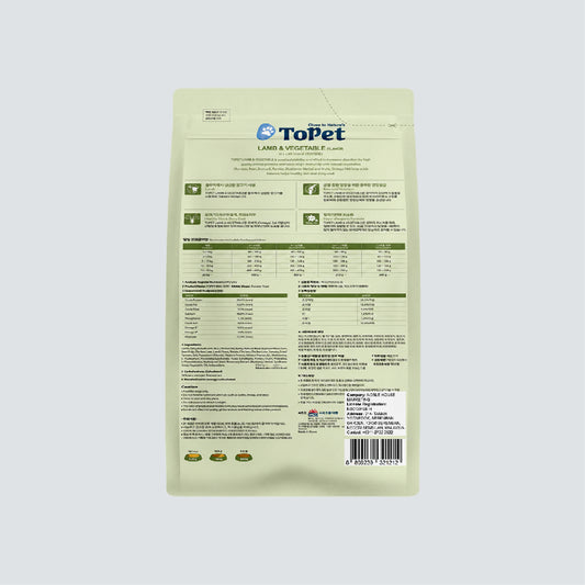 TOPET All Life Stage Lamb & Rice 1.2kg