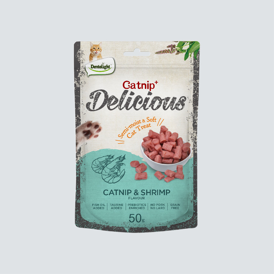 DENTALIGHT Catnip Delicious Shrimp 50g