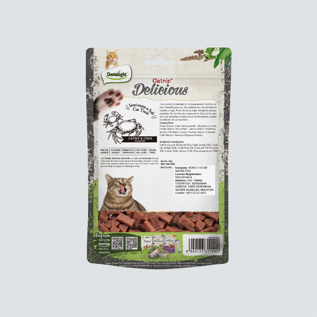 DENTALIGHT Catnip Delicious Crab 50g