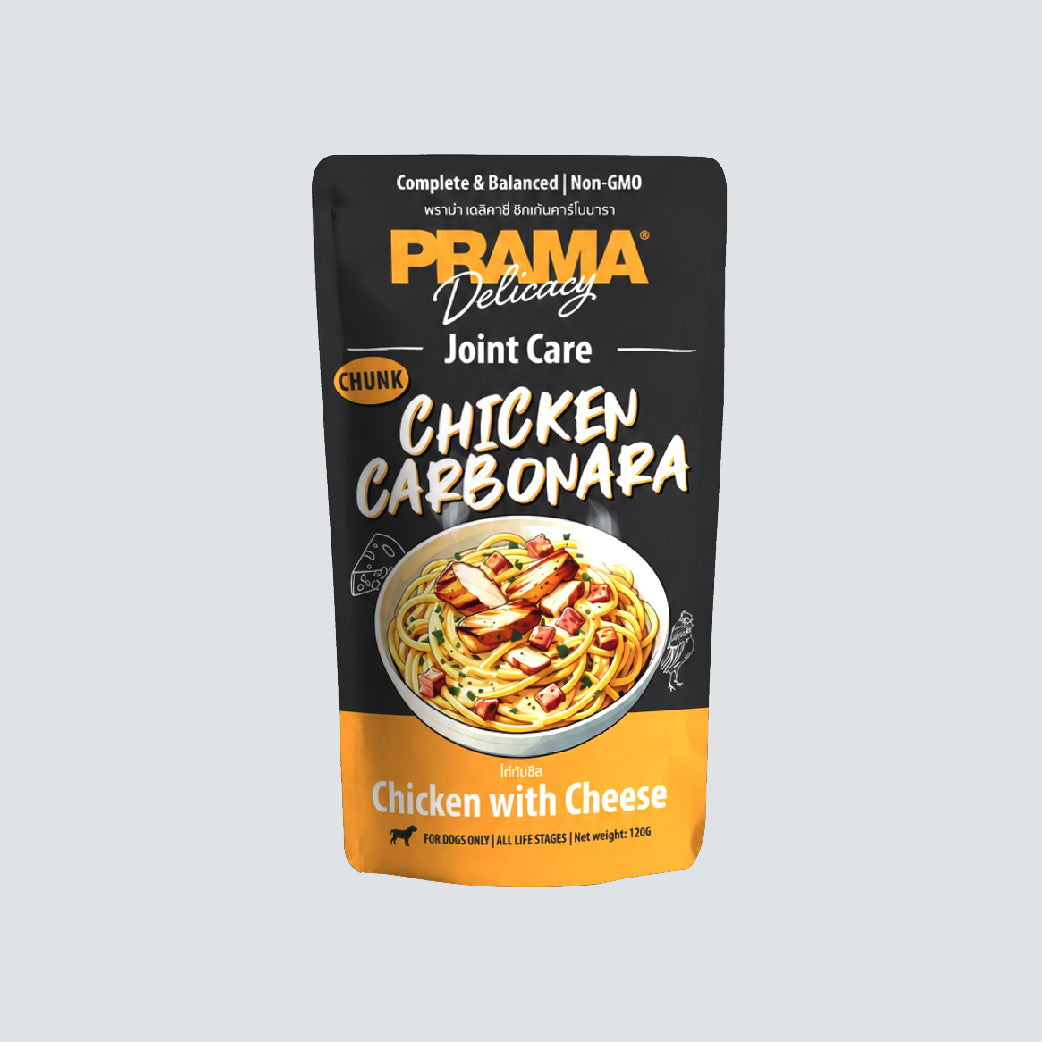 PRAMA DELICACY Complete & Balance Chicken Carbonara (Chicken with Cheese) 120g