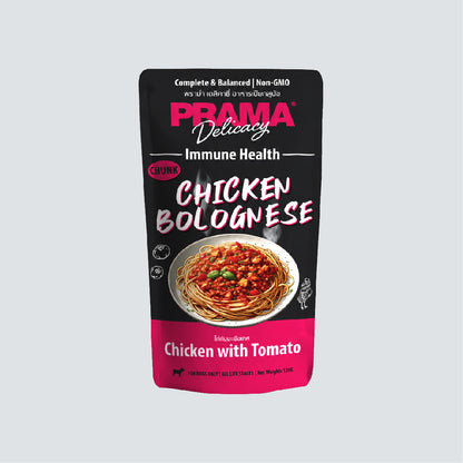 PRAMA DELICACY Complete & Balance Chicken Bolognese (Chicken with Tomato) 120g