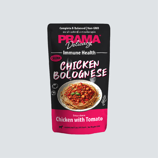 PRAMA DELICACY Complete & Balance Chicken Bolognese (Chicken with Tomato) 120g