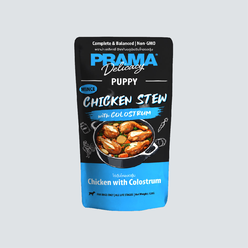 PRAMA DELICACY Complete & Balance Chicken Stew with Colostrum (Chicken with Colostrum) 120g