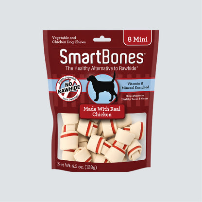 SMARTBONES Classic Chews Chicken 8 Mini 128g