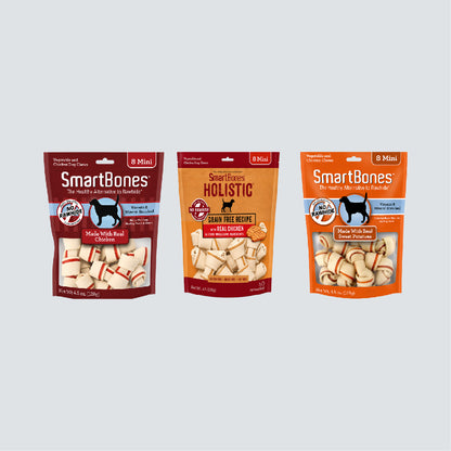 SMARTBONES Classic Chews Chicken 8 Mini 128g