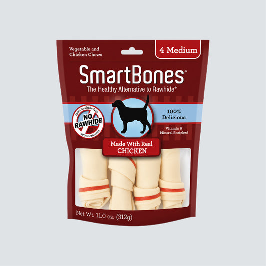 SMARTBONES Classic Chews Chicken 4 Medium 312g
