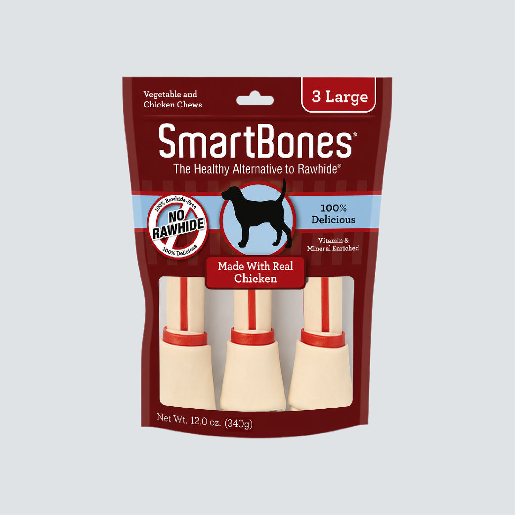 SMARTBONES Classic Chews Chicken 3 Large 340g