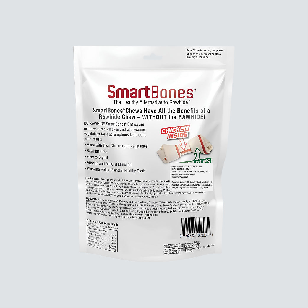 SMARTBONES Classic Chews Chicken 3 Large 340g