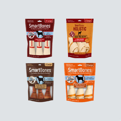 SMARTBONES Classic Chews Chicken 3 Large 340g