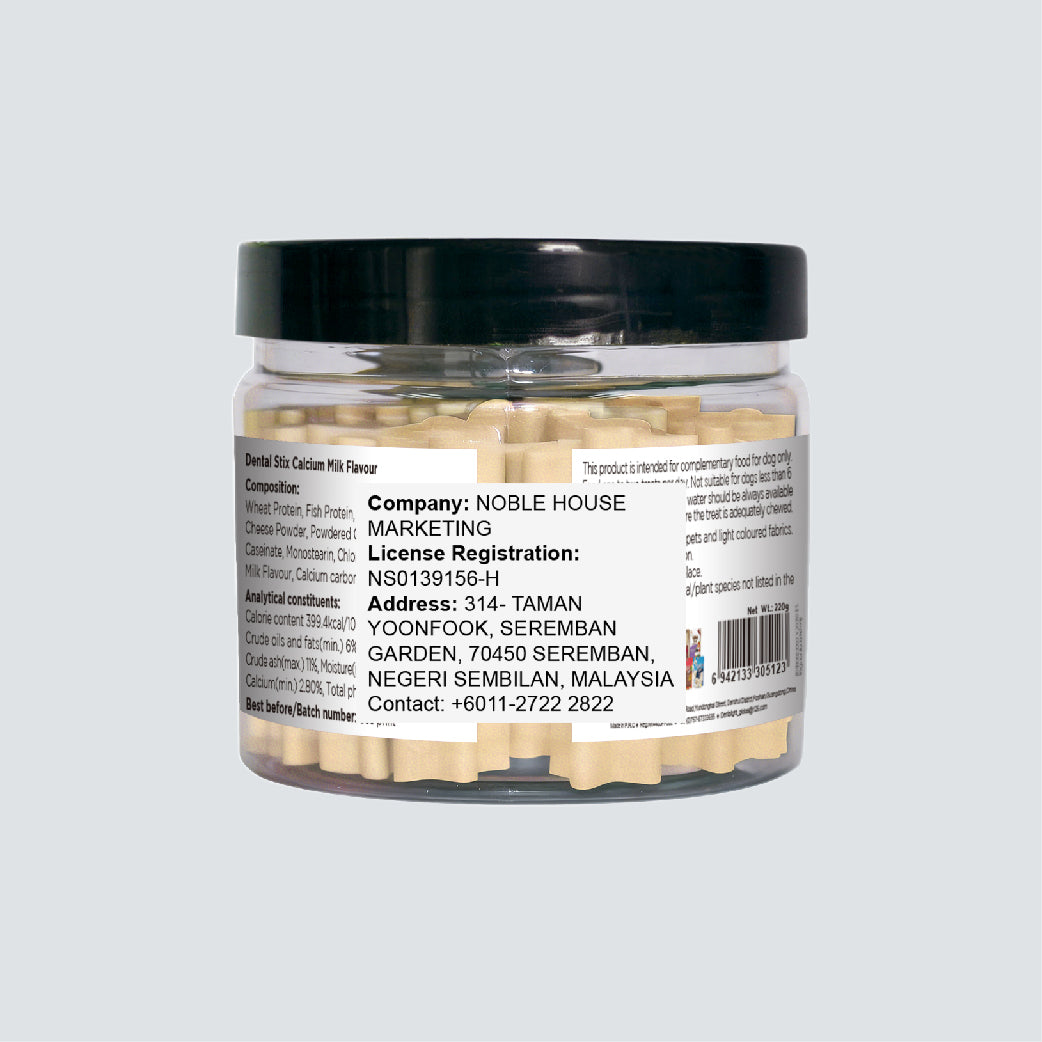 DENTALIGHT Dental Stick Calcium Milk 220g