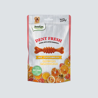 DENTALIGHT Dent Fresh 360° Toothbrush Juicy Orange 150g
