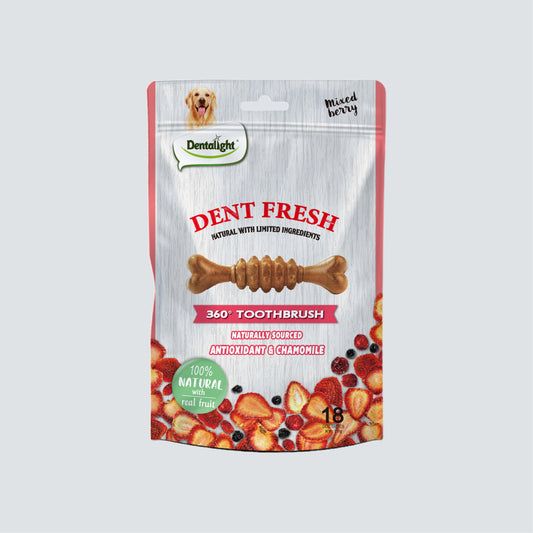 DENTALIGHT Dent Fresh 360° Toothbrush Mixed Berry 150g
