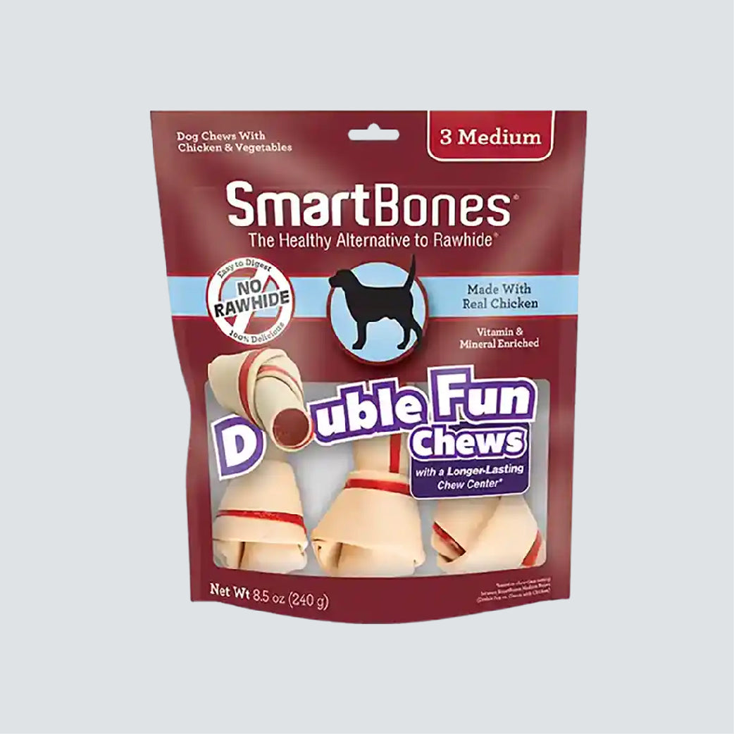 SMARTBONES Double Time Chews Chicken 3 Medium 240g