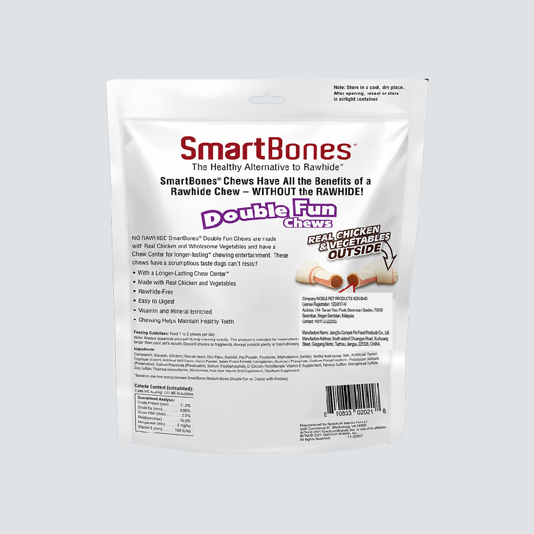 SMARTBONES Double Time Chews Chicken 3 Medium 240g