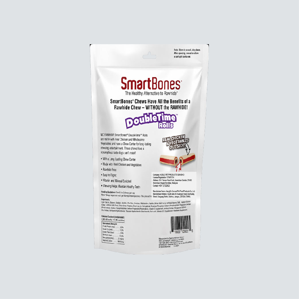 SMARTBONES Double Time Rolls Chicken 4 Small 158g