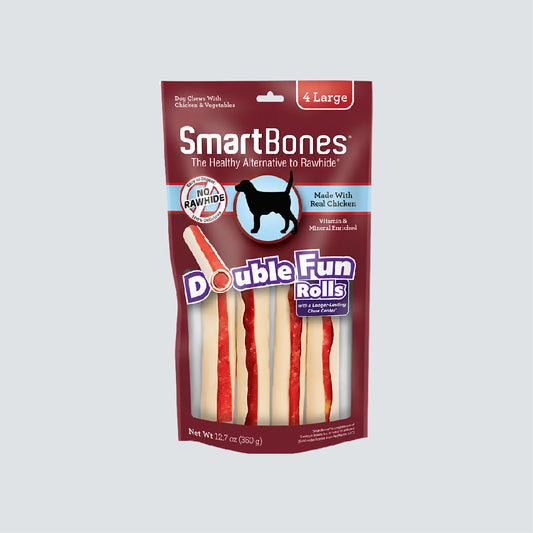 SMARTBONES Double Time Rolls Chicken 4 Large 360g