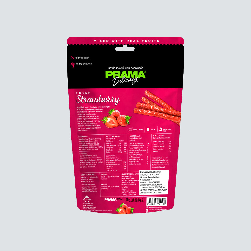 PRAMA DELICACY Fruity Fresh Strawberry 70g