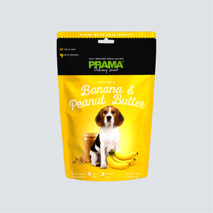 PRAMA DELICACY Fruity Chunky Banana & Peanut Butter 70g