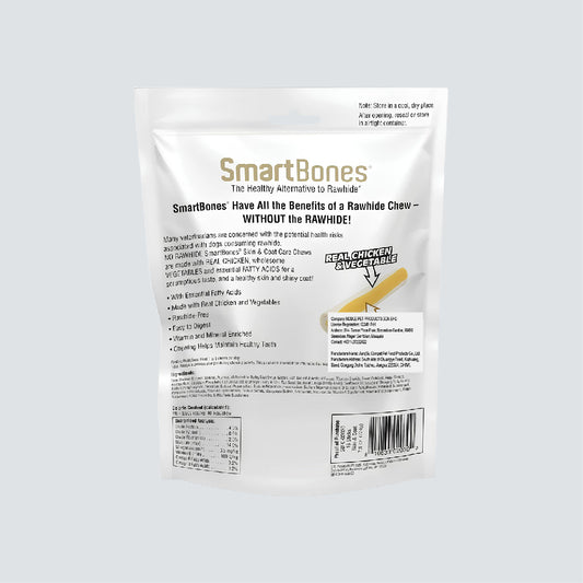 SMARTBONES Functional Stick Skin & Coat 16 Sticks 224g