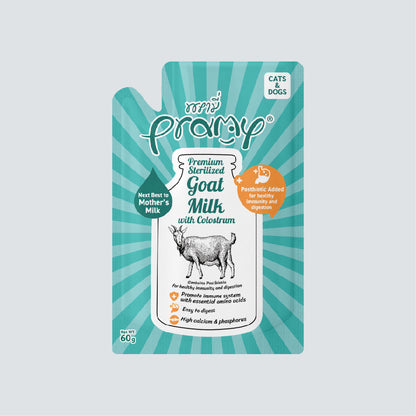 PRAMY Premium Sterilized Goat Milk With Prebiotic 60g