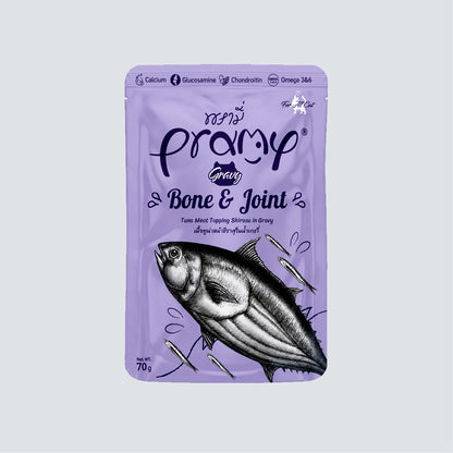 PRAMY Gravy Bone & Joint Tuna Meat Topping Shirasu 70g