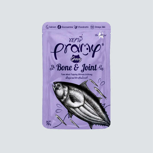 PRAMY Gravy Bone & Joint Tuna Meat Topping Shirasu 70g