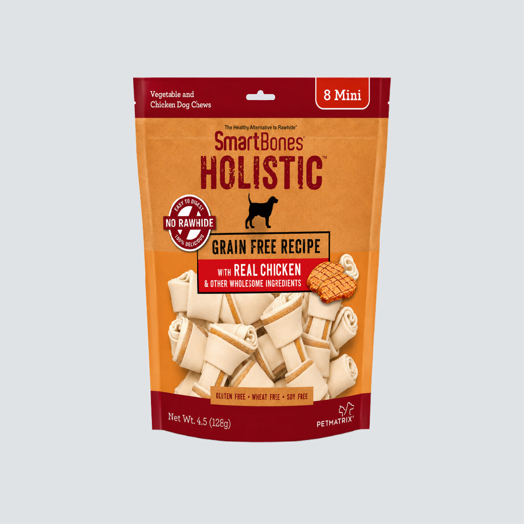 SMARTBONES Classic Chews Holistic Chicken 8 Mini 128g