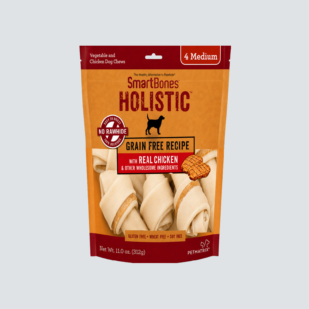 SMARTBONES Classic Chews Holistic Chicken 4 Medium 312g