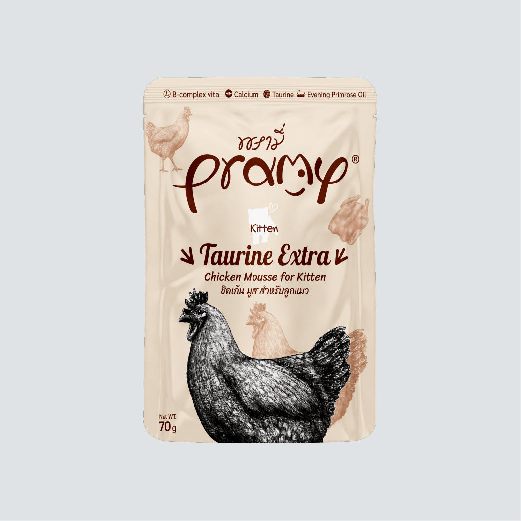 PRAMY Kitten Taurine Extra Chicken Mousse 70g