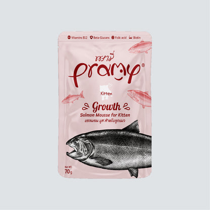 PRAMY Kitten Growth Salmon Mousse 70g