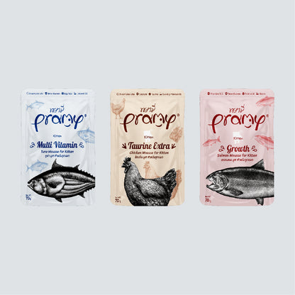 PRAMY Kitten Growth Salmon Mousse 70g