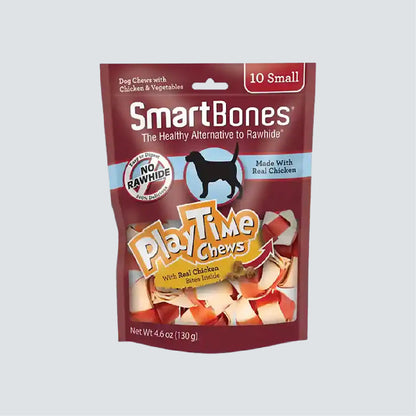 SMARTBONES Playtime Chews Chicken 10 Small 130g