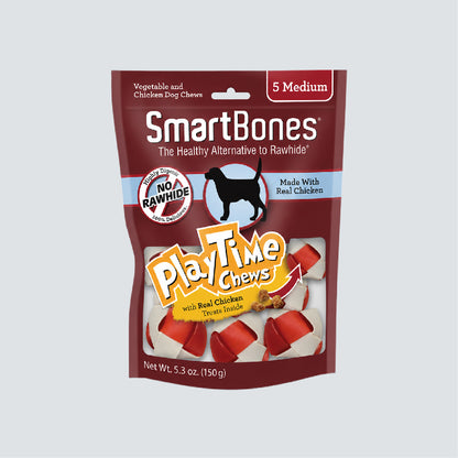 SMARTBONES Playtime Chews Chicken 5 Medium 170g