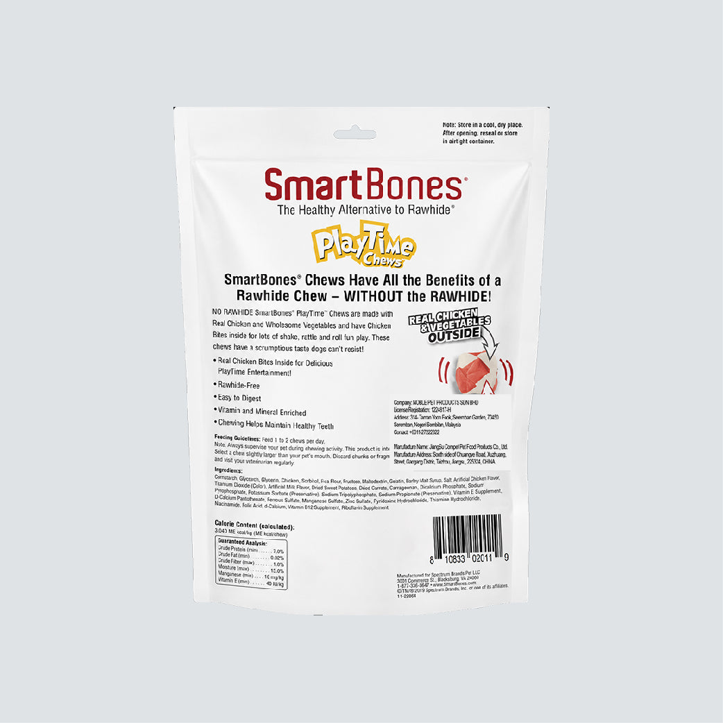 SMARTBONES Playtime Chews Chicken 5 Medium 170g
