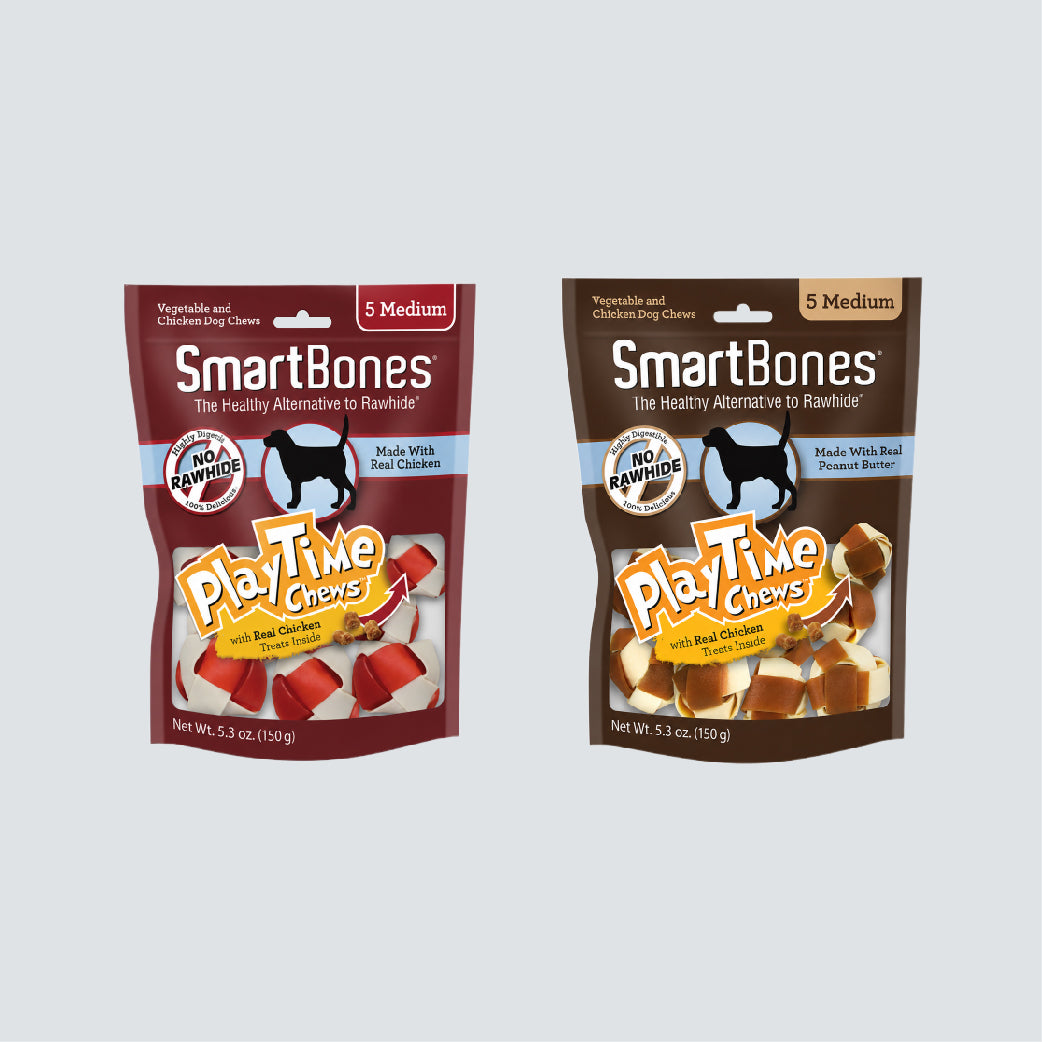 SMARTBONES Playtime Chews Chicken 5 Medium 170g