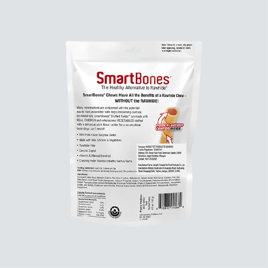SMARTBONES Stuffed Twistz Pork 6 Twistz 198g