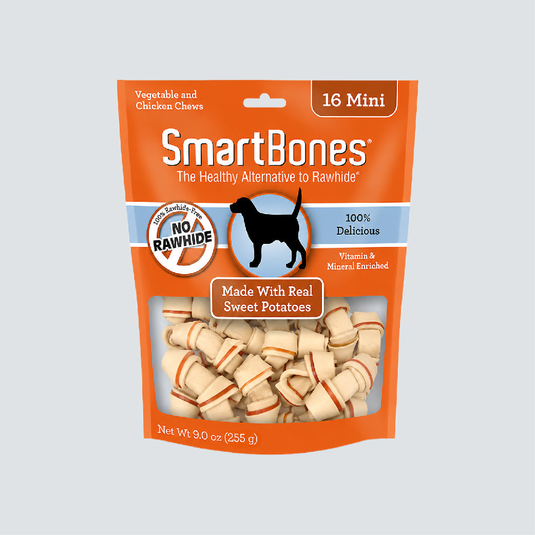 SMARTBONES Classic Chews Sweet Potato 16 Mini 255g