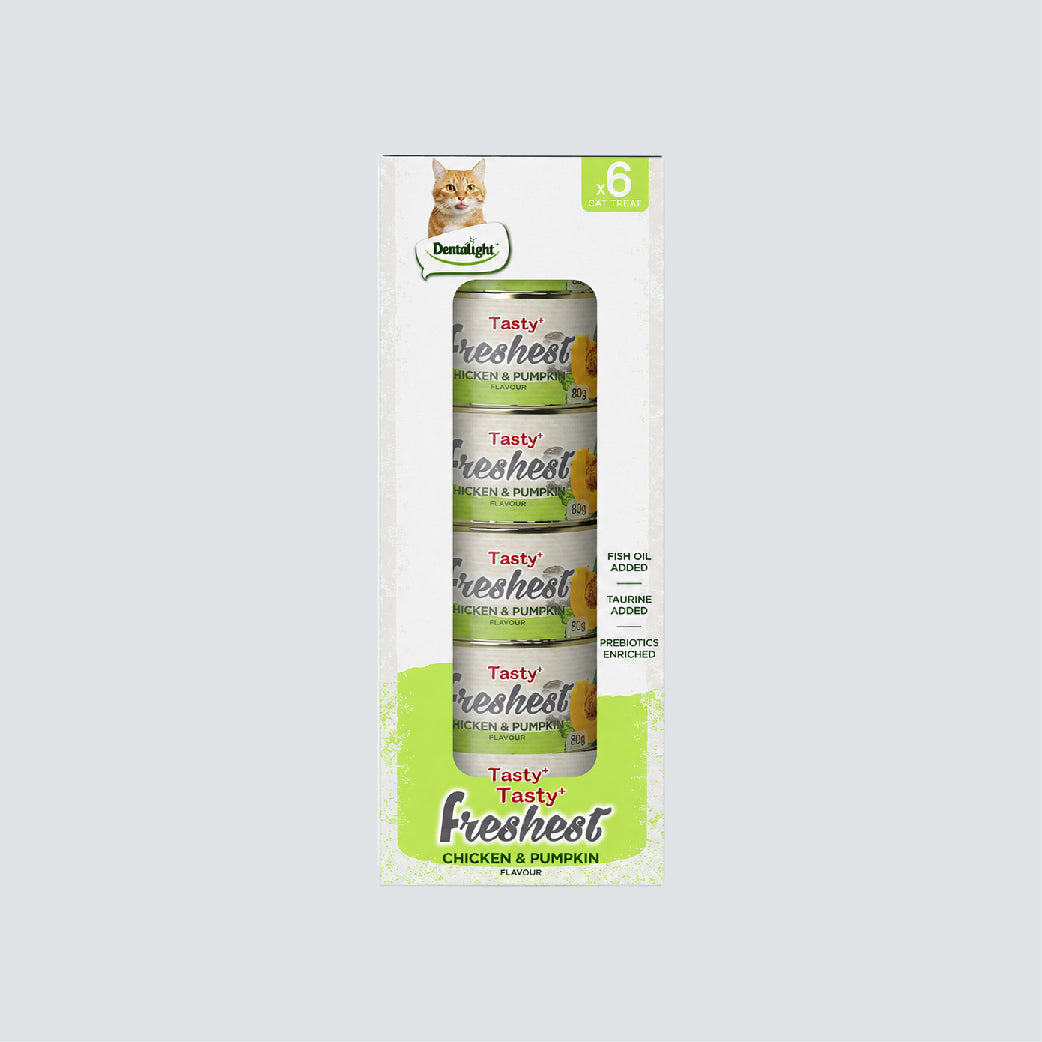 DENTALIGHT Tasty Freshest Chicken & Green Tea 80g