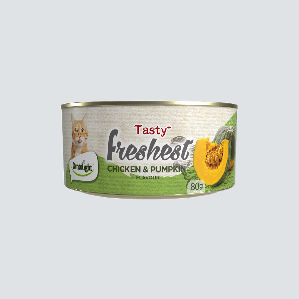 DENTALIGHT Tasty Freshest Chicken & Green Tea 80g