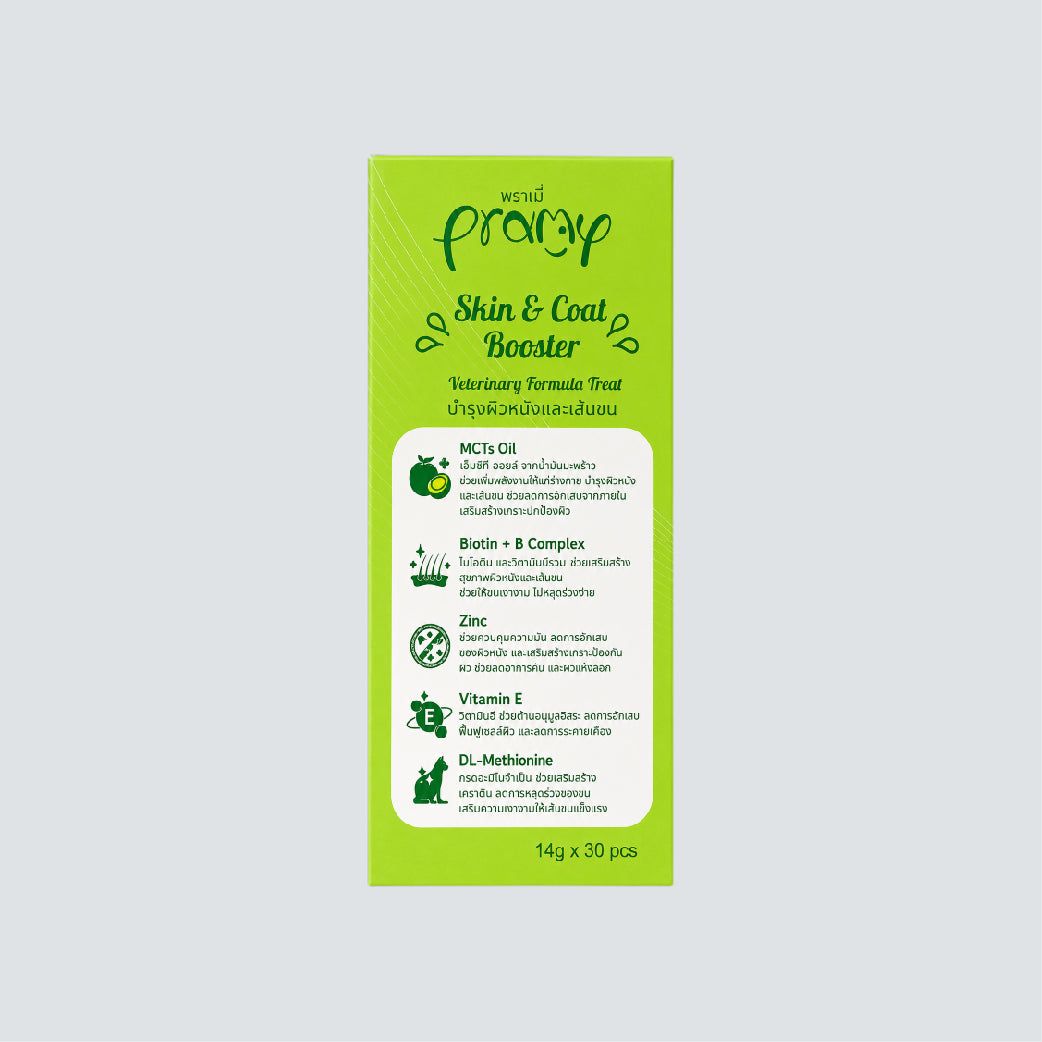PRAMY Treat Booster Skin & Coat Booster Salmon With Crab 14gx30