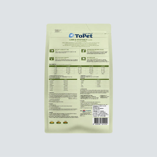 TOPET All Life Stage Lamb & Rice 7.2kg