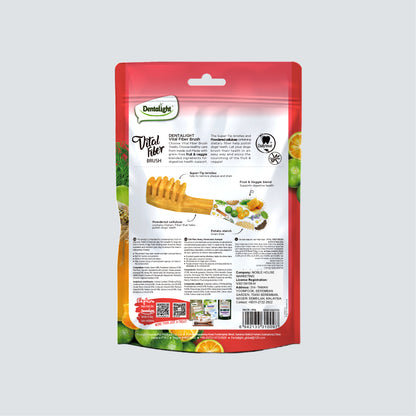 DENTALIGHT Vital Fiber Brush Honey, Fennel Seed, Kumquat (S) 80g