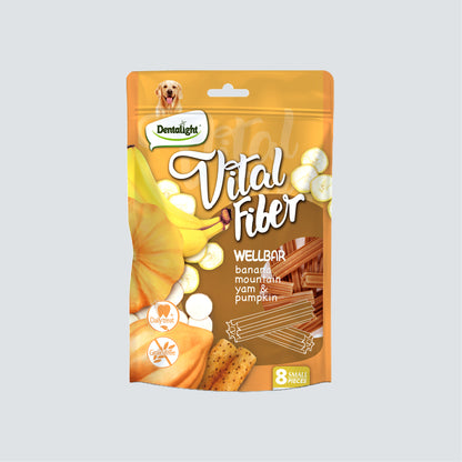 DENTALIGHT Vital Fiber Wellbar Banana, Mountain Yam, Pumpkin (S) 80g
