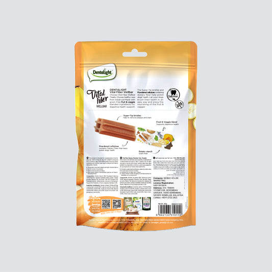 DENTALIGHT Vital Fiber Wellbar Banana, Mountain Yam, Pumpkin (S) 80g